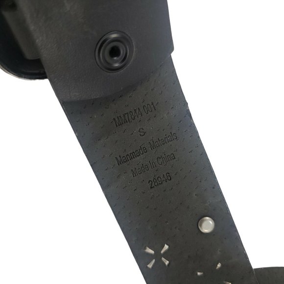 Fleur De Lis Belt Women's S Embellished Rhinestones Studded Glam Rock Chunky - Picture 7 of 7